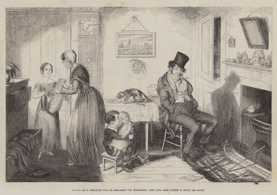 De fles door George Cruikshank